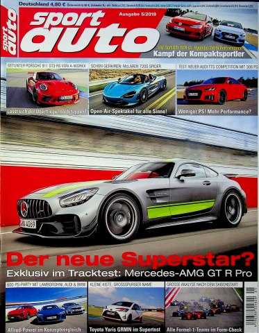 Deckblatt Sport Auto (05/2019)